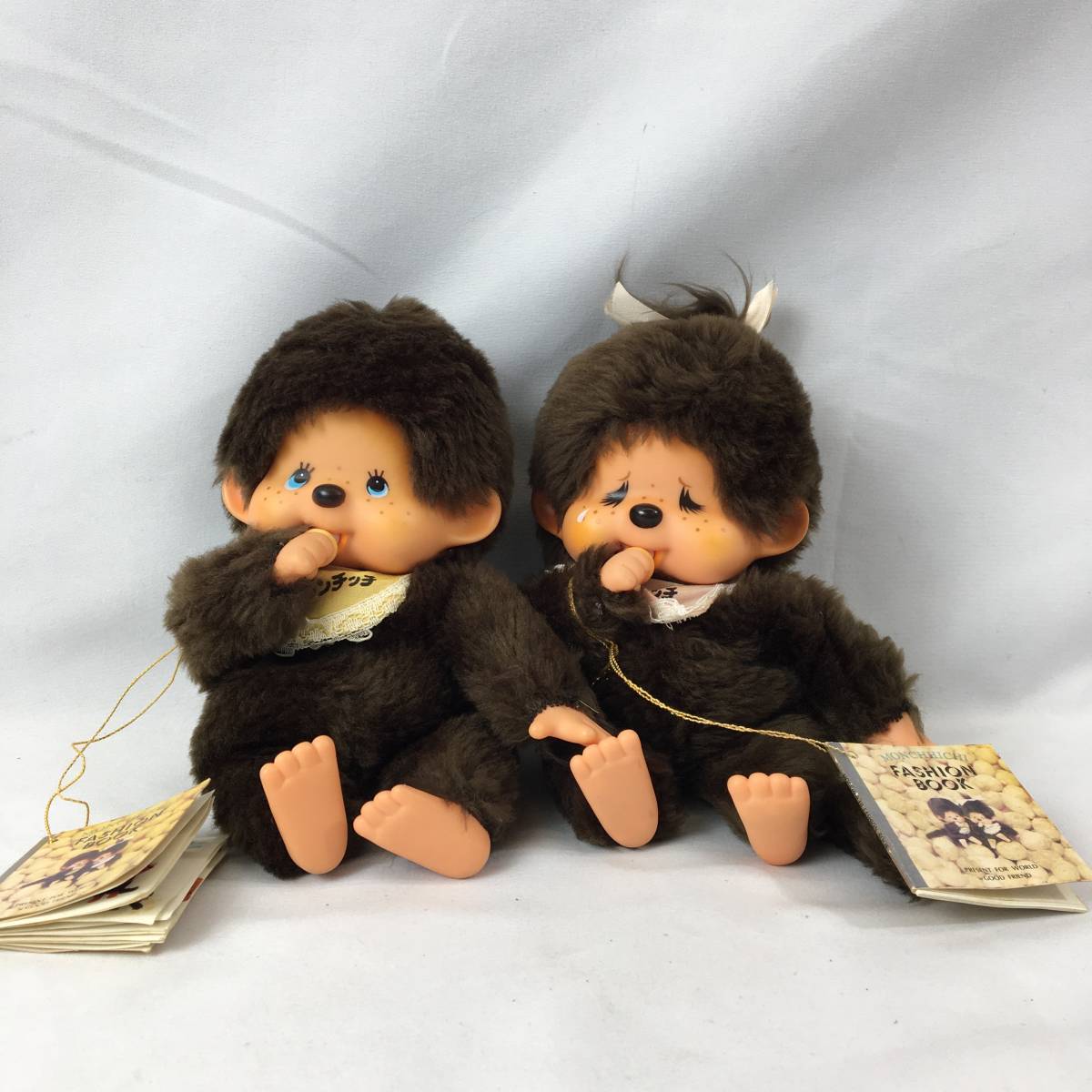 60 中古品 MONCHHICHI モンチッチ ぬいぐるみ 昭和レトロ ７０年代