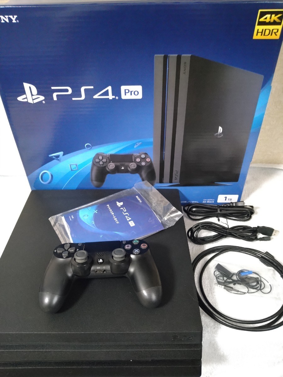 PS4 Pro CUH-7200B B01 ジェットブラック 1TB /【Buyee】 Buyee