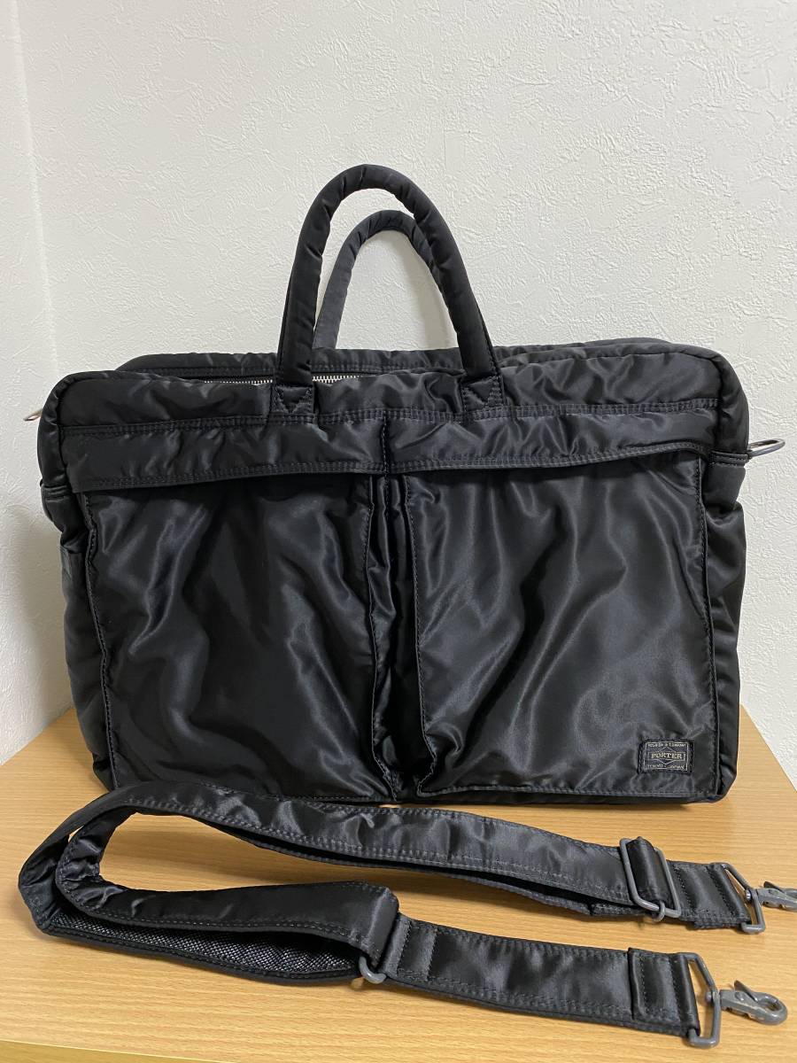 日本製 希少 PORTER TANKER 2WAY BRIEFCASE Black | iuggu.ru