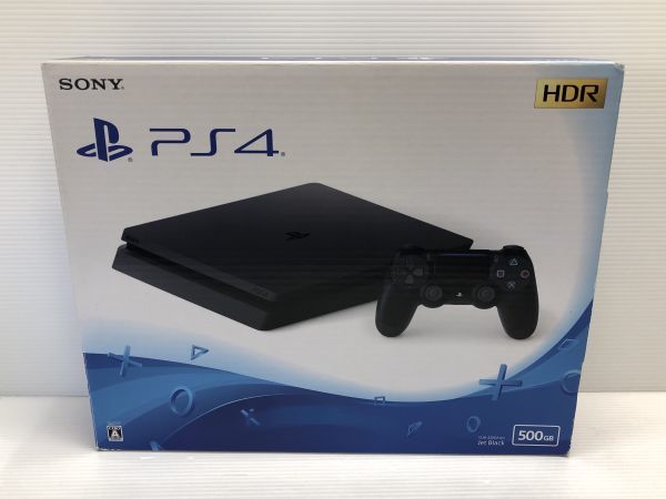 N163-230726-51 PlayStation 4 ジェット・ブラック500GB CUH-2200 中古