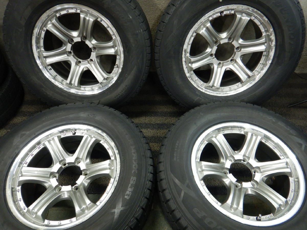 パT7843□265/65R17 DUNLOP WINTERMAXX SJ8 社外ホイール 7.5J 6H ＋23