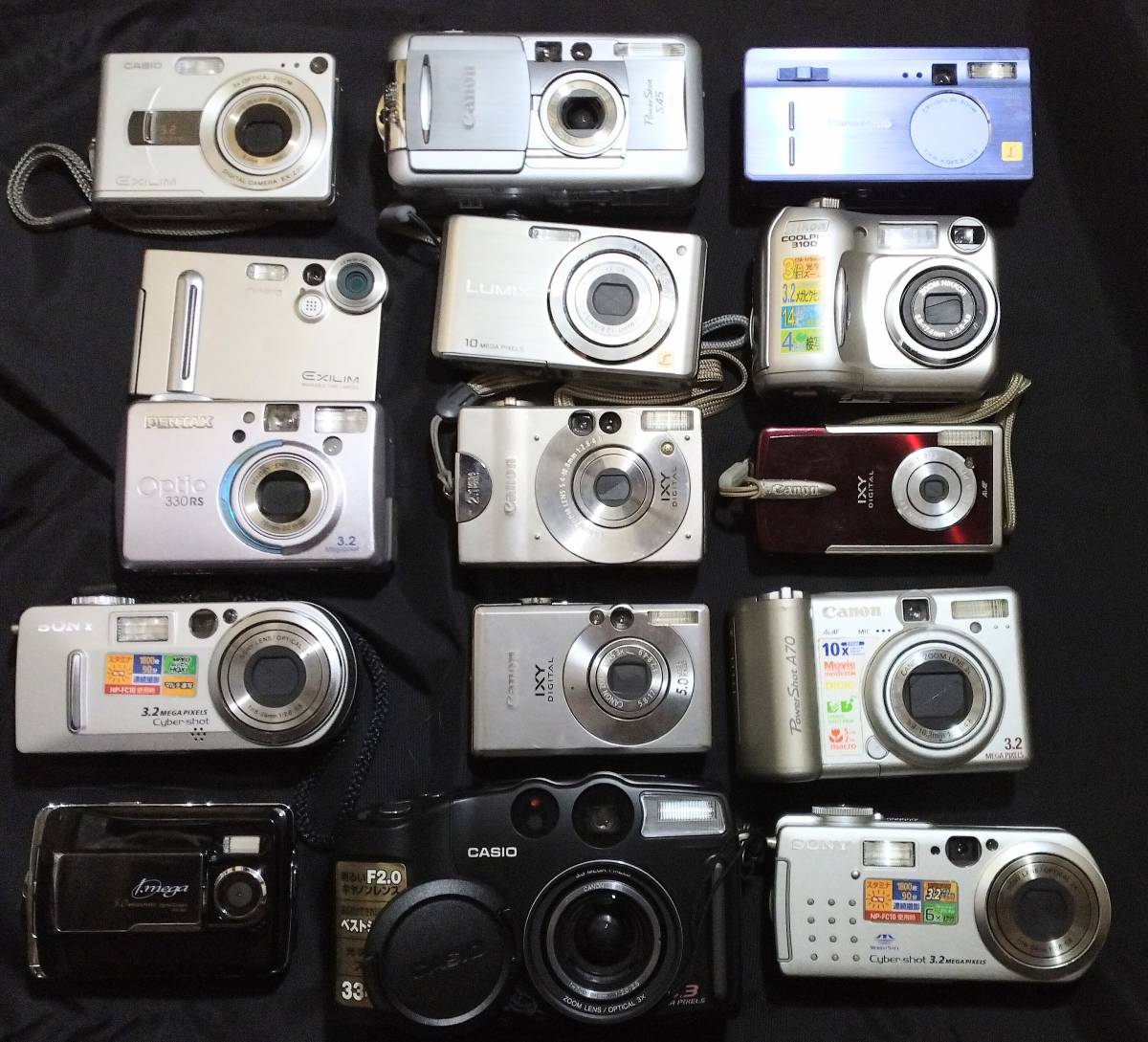 デジタルカメラ ジャンク 15台セット Panasonic Canon - デジタルカメラ