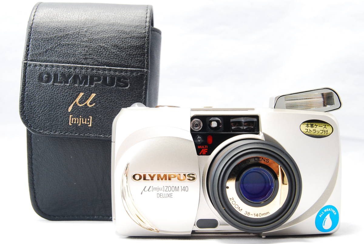 □美品□オリンパス OLYMPUS μ [mju:] ZOOM 140 DELUXE コンパクト