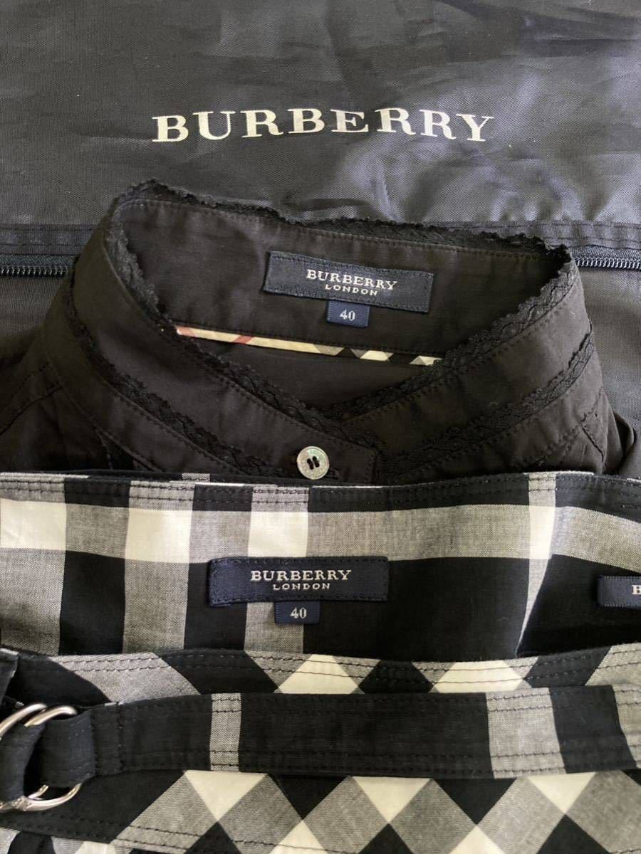 春秋】BURBERRYLONDON バーバリーロンドン レディース40 長袖レース