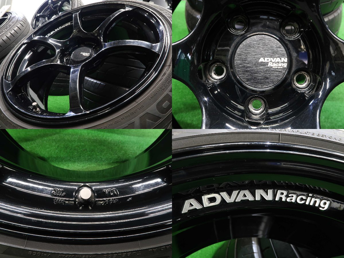 4本 ADVAN Racing RG3 18インチ 9J +45 5H 114.3 ラジアル ヨコハマ アドバンスポーツ 225/45R18 ...