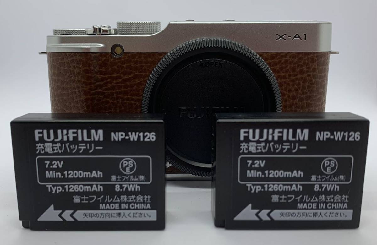 格安スタート! 実用向け! FUJIFILM 富士フイルム X-A1 ブラウン ボディ