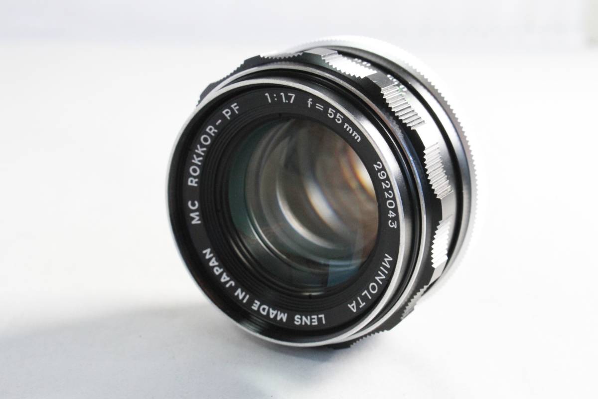 極上品MINOLTA ミノルタMC ROKKOR-PF 55mm F1.7☆#7780 /【Buyee】 bot