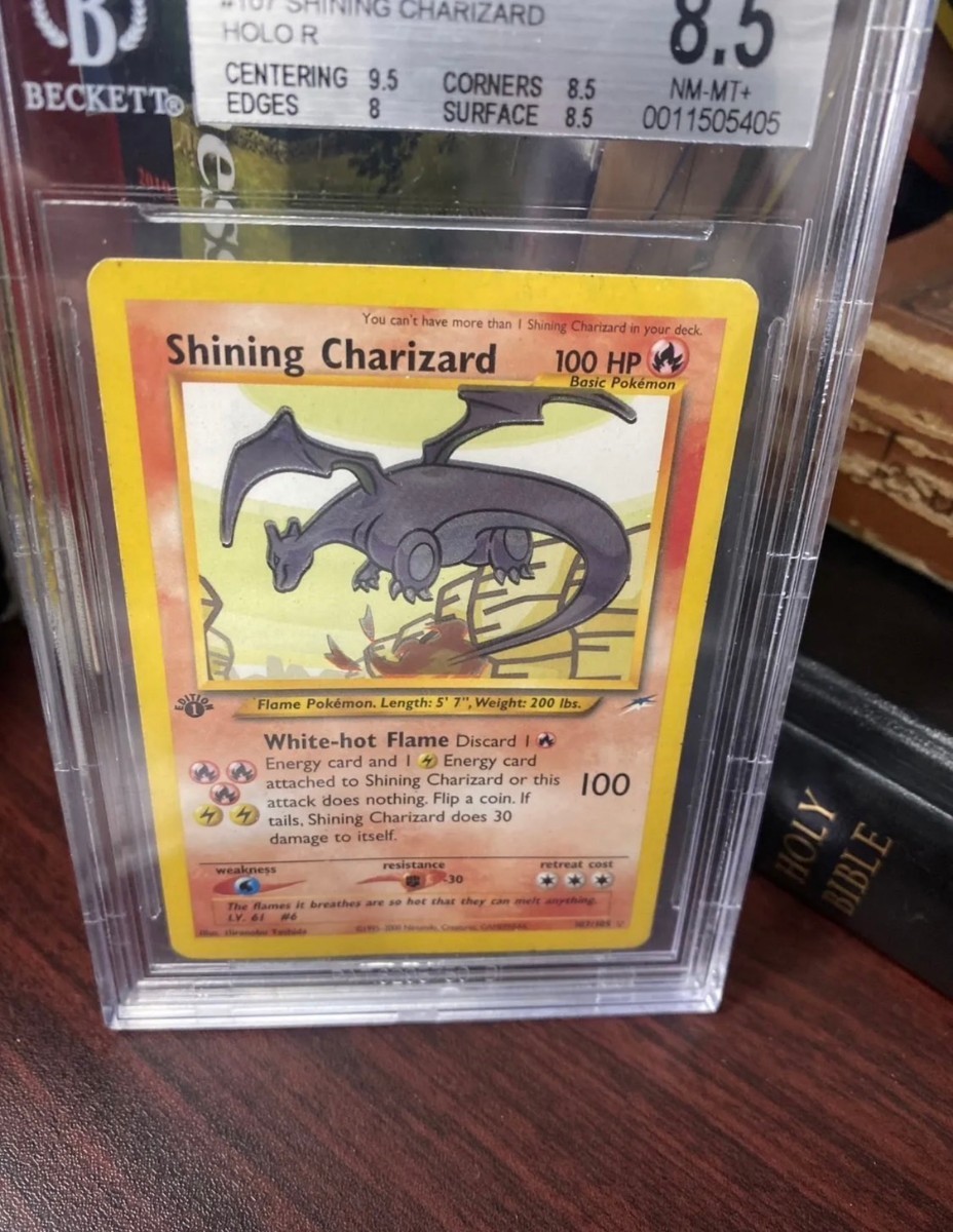 ポケモンカード海外版Shining Charizard ひかるリザードンpokmon