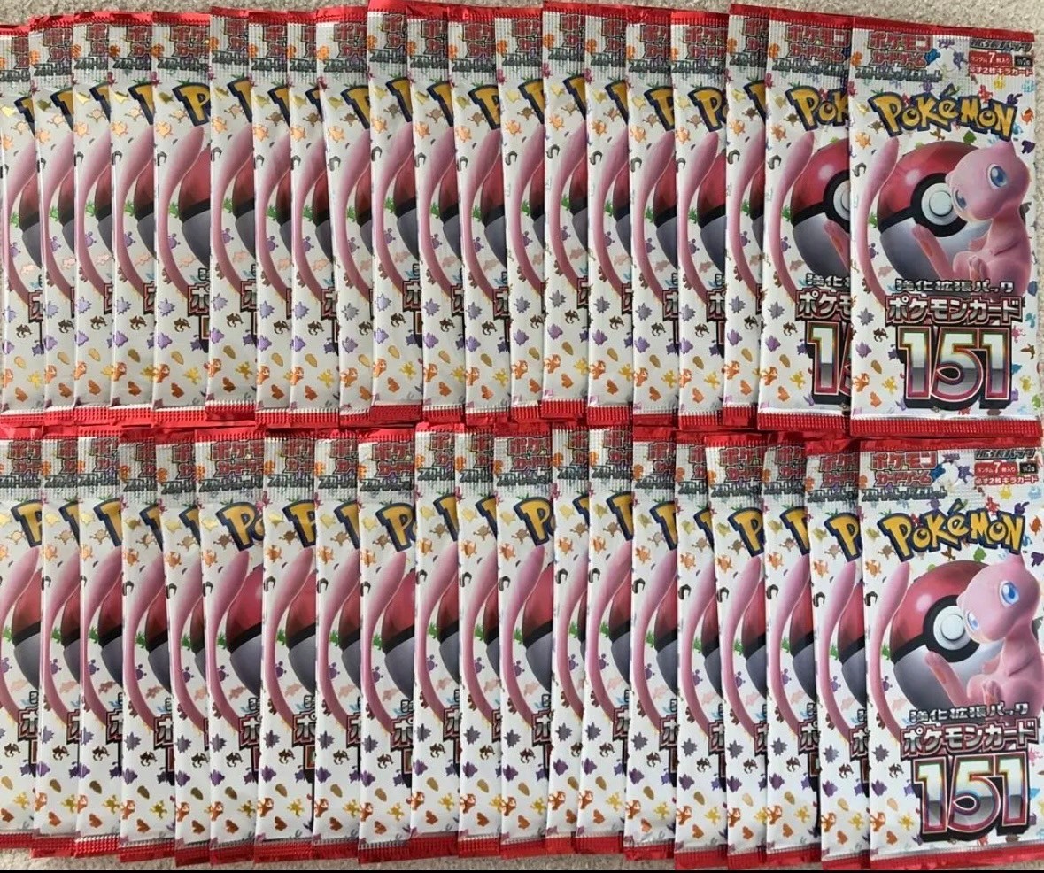 151 ポケモンカード 40パック 2box 40packs pokemon cards Japanese