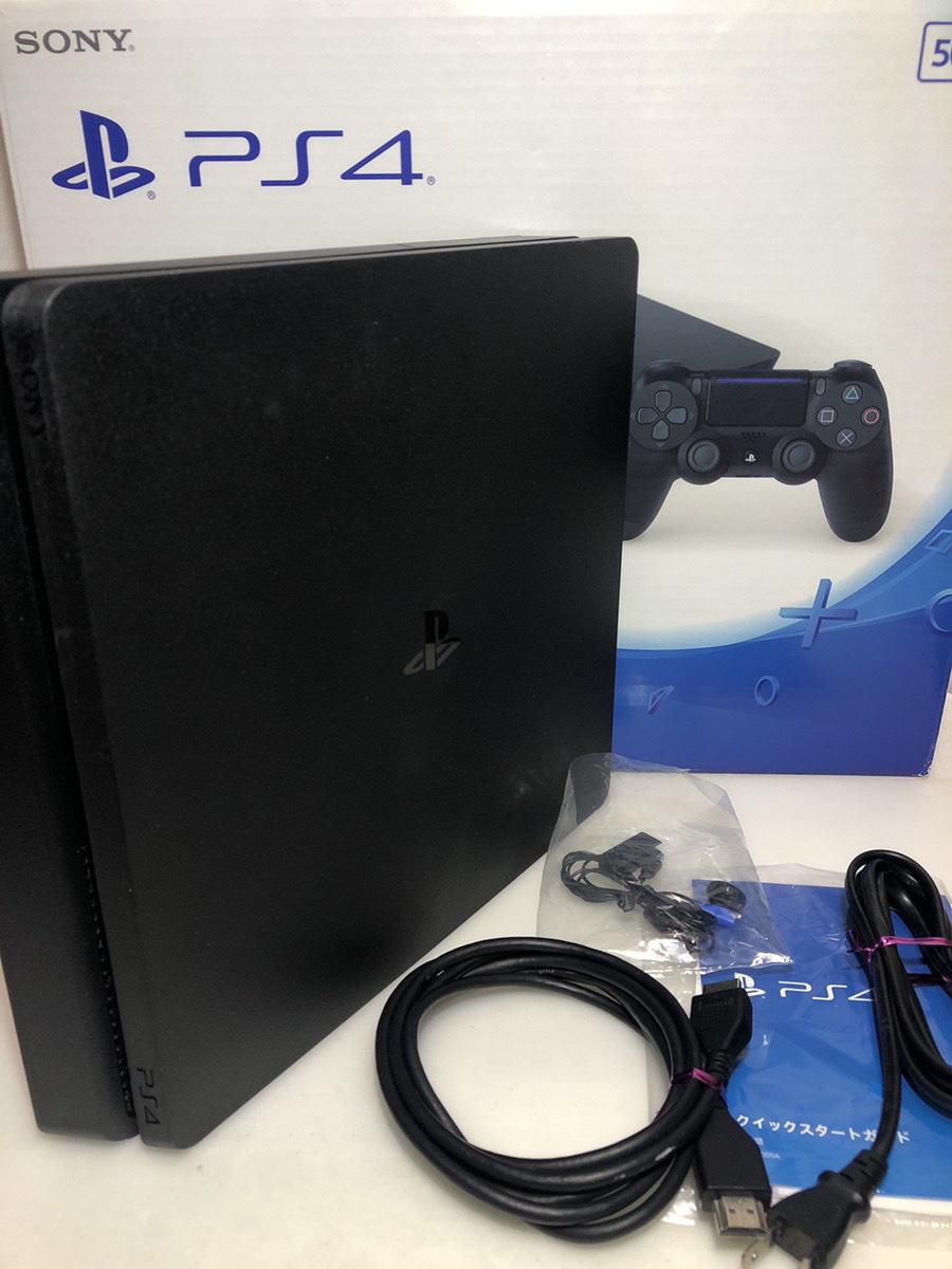 1スタ】PlayStation 4☆CUH-2000A 500GB 本体のみ☆ジェットブラック