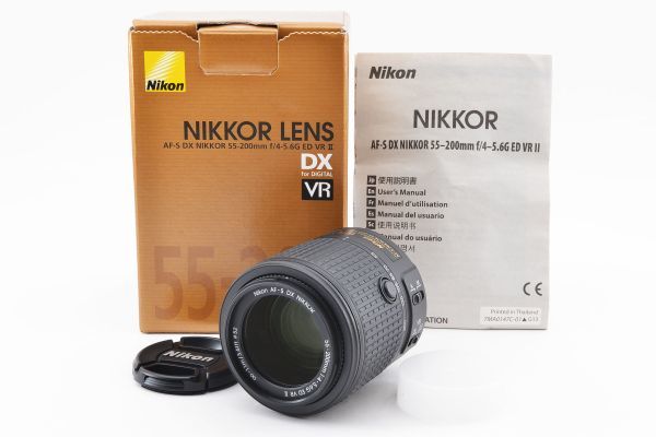 b662☆極上美品☆ ニコン NIKON AF-S DX NIKKOR 55-200mm F4-5.6 G ED