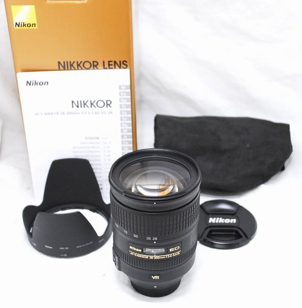 超美品・付属品完備】Nikon ニコンAF-S NIKKOR 28-300mm f/3.5-5.6 G