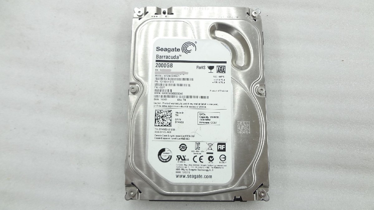 Seagate HDD 2TB ST2000DM001 - grupob9.com.mx