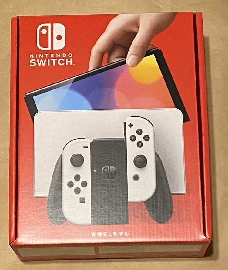 Nintendo Switch（有機ELモデル） Joy-Con(L)/(R) ホワイト購入店印有