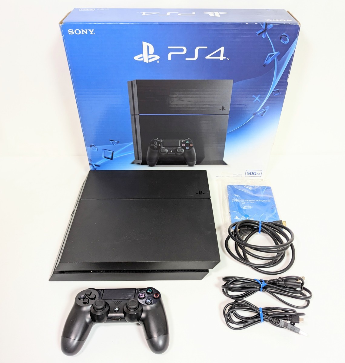 美品】SONY PlayStation4 CUH-1200A ジェットブラック完動品500GB PS4