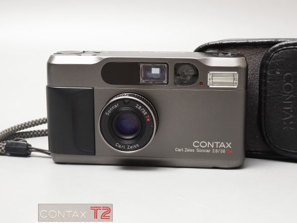 PE676. CONTAX T2 コンタックス コンパクトフィルムカメラ Carl Zeiss