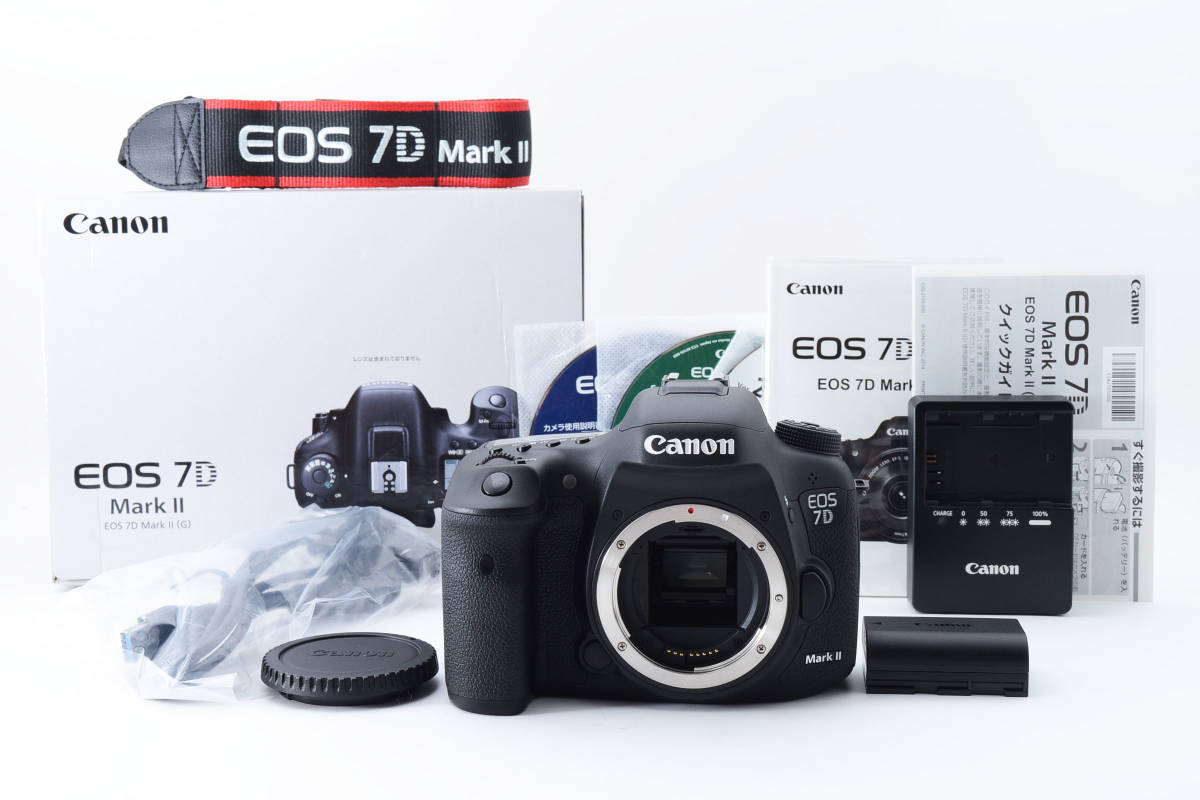 ほぼ新品】キャノンCanon EOS 7D MarkII マーク2 《ショット数わずか