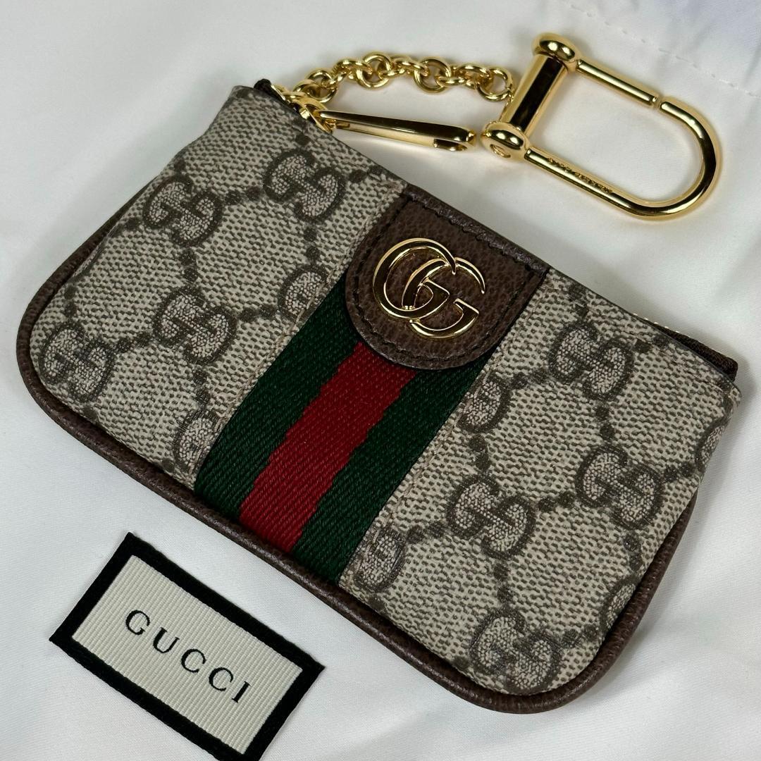 極美品 GUCCI グッチ 671722 GGスプリーム コインケース ミニ