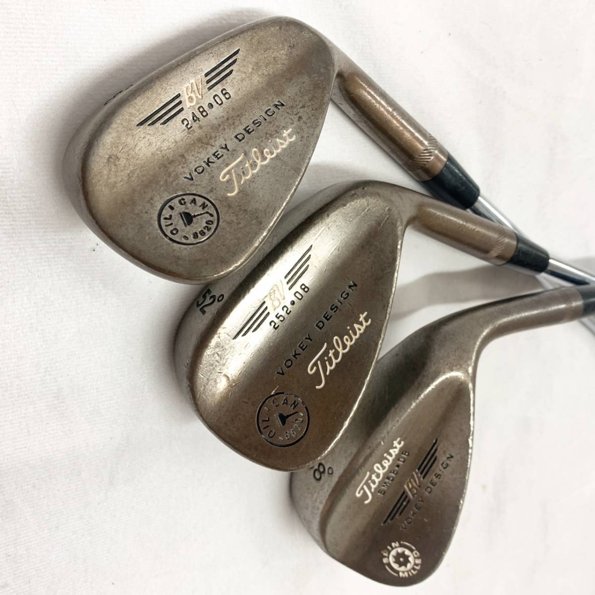 Titleist BV ボーケイウェッジ３本セットVOKEY DESIGN 48度、52度、58