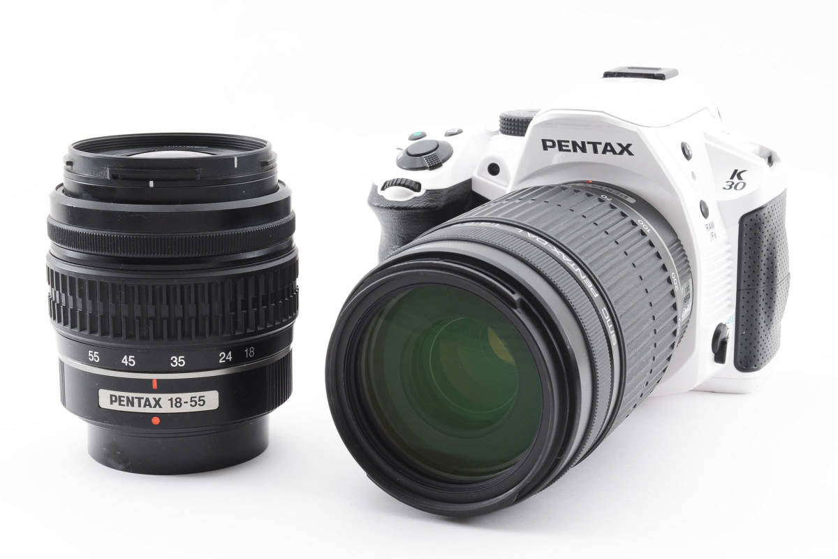 美品】ペンタックス Pentax K-30 ダブルズームキット クリスタル