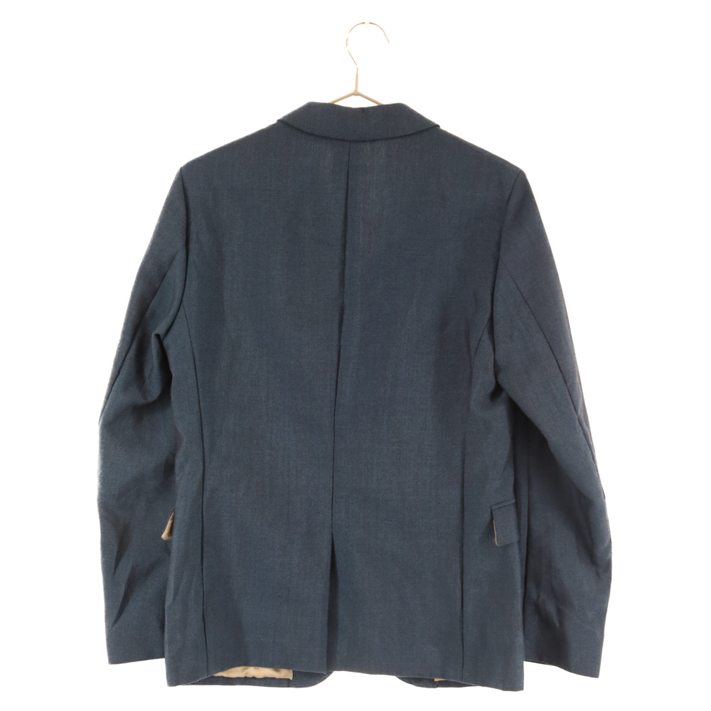 GUCCI グッチ Formal 2 Buttons Black Wool Mohair Jacket 400669