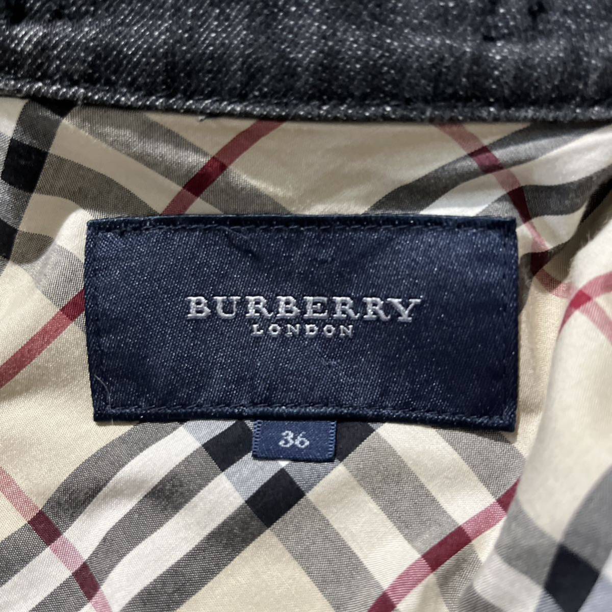 大人気 Burberry london レディース デニムジャケット サイズ44-