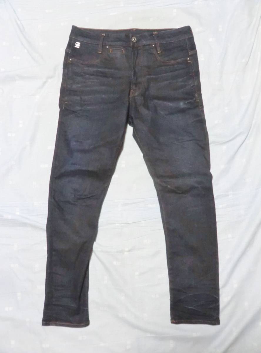 【美品】G-STAR RAW D-STAQ 3D ストレッチ W32 L32