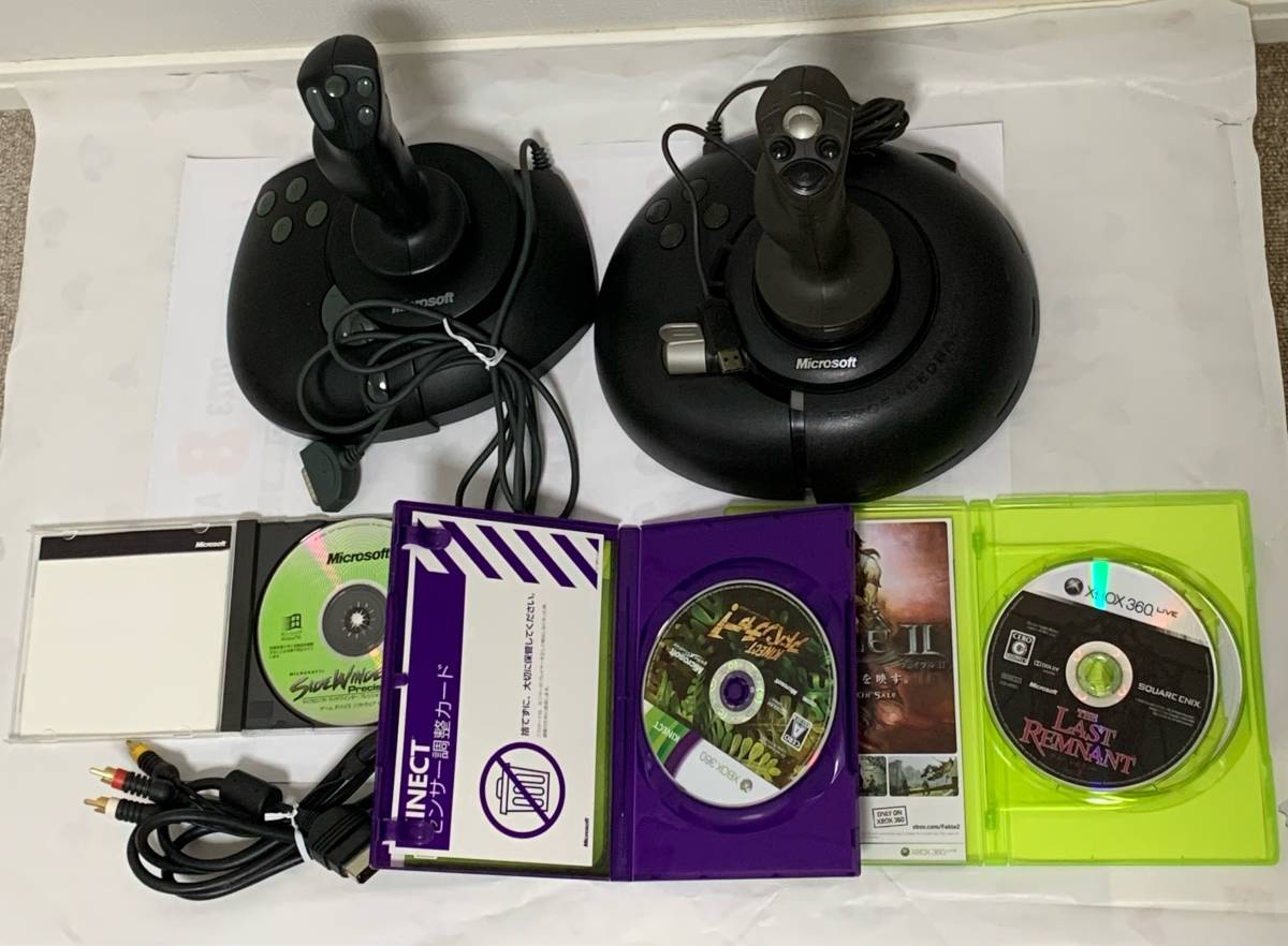 周辺機 初代Xbox用ケーブル リモコン Xbox360用Kinect PSP(メモリ2G付、画面キズ有り) PC用コントローラー ジャンク品 ...