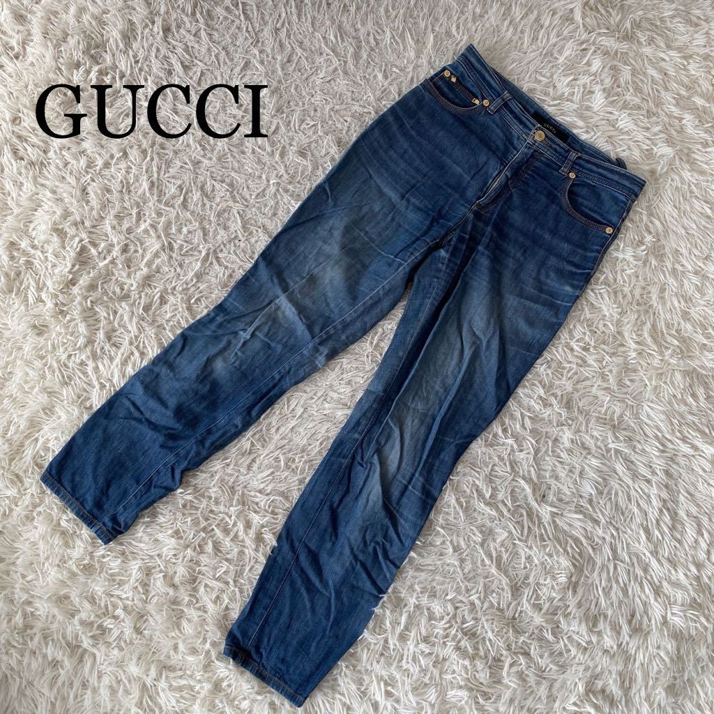 GUCCI グッチ デニムパンツ ジーンズ ブルー 38サイズ /【Buyee】 bot