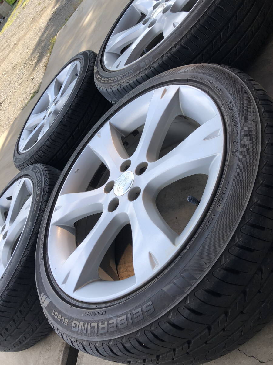 レガシィ(BP5.BL5)純正ホイール＆タイヤ, 17インチ7j＋55&215/45ZR17, 4本セット /【Buyee】 Buyee ...