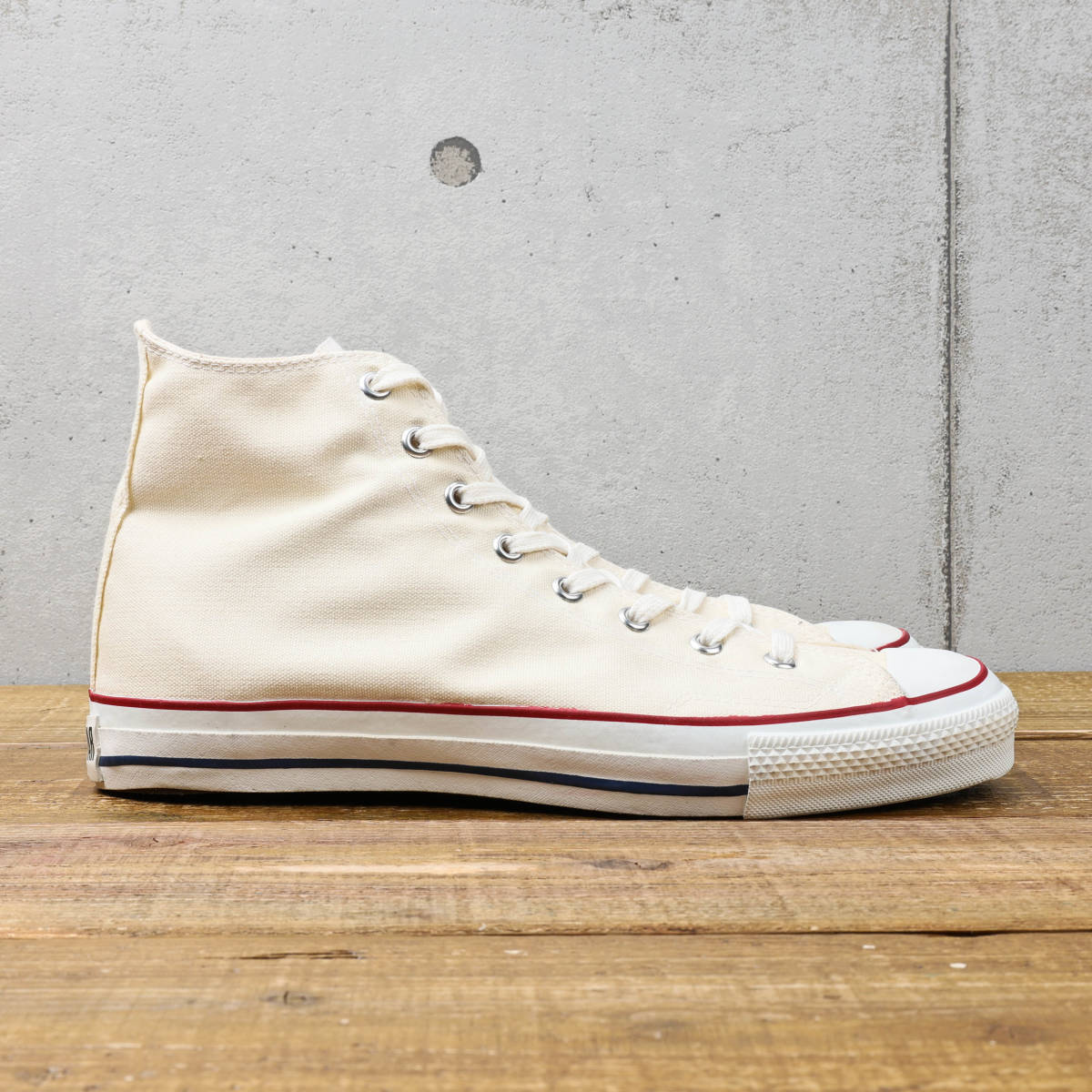 デッドストック◇CONVERSEコンバース◇1980年代 ALL STAR HI ◇生成り