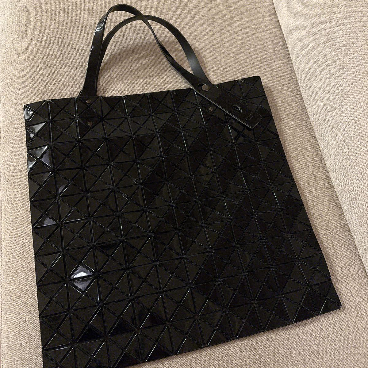 未使用保管品】BAOBAO ISSEY MIYAKE トートバッグ ブラック-