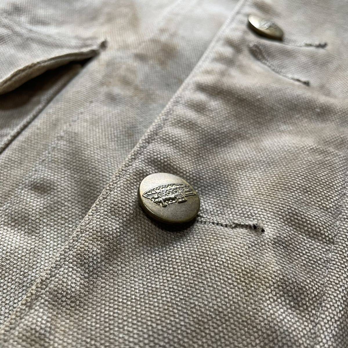 【名作】RRL “Farmer’s Coat” M ファーマーズ コート レイルマン カバーオール ヴィンテージ ジャケット 加工 Ralph ...