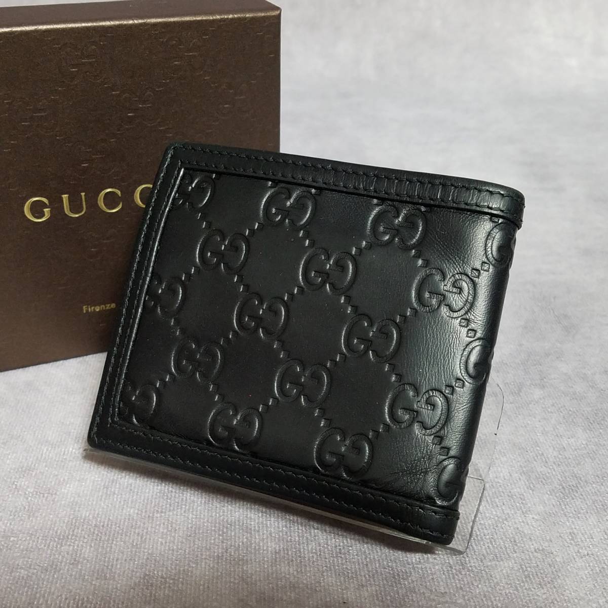 美品級】GUCCI（グッチ）シマ バンブー 本革 メンズ レディース-