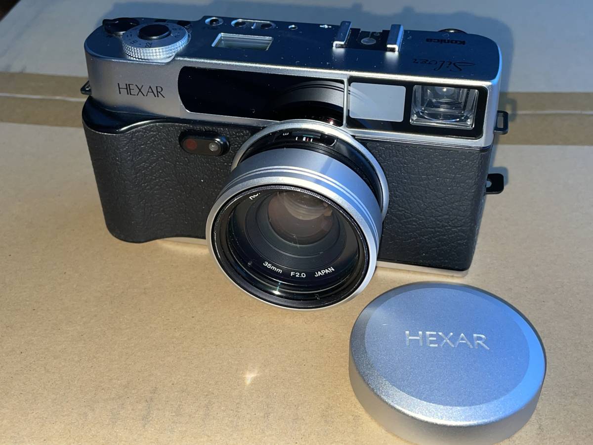 Konica コニカ HEXAR ヘキサー Silver シルバー-