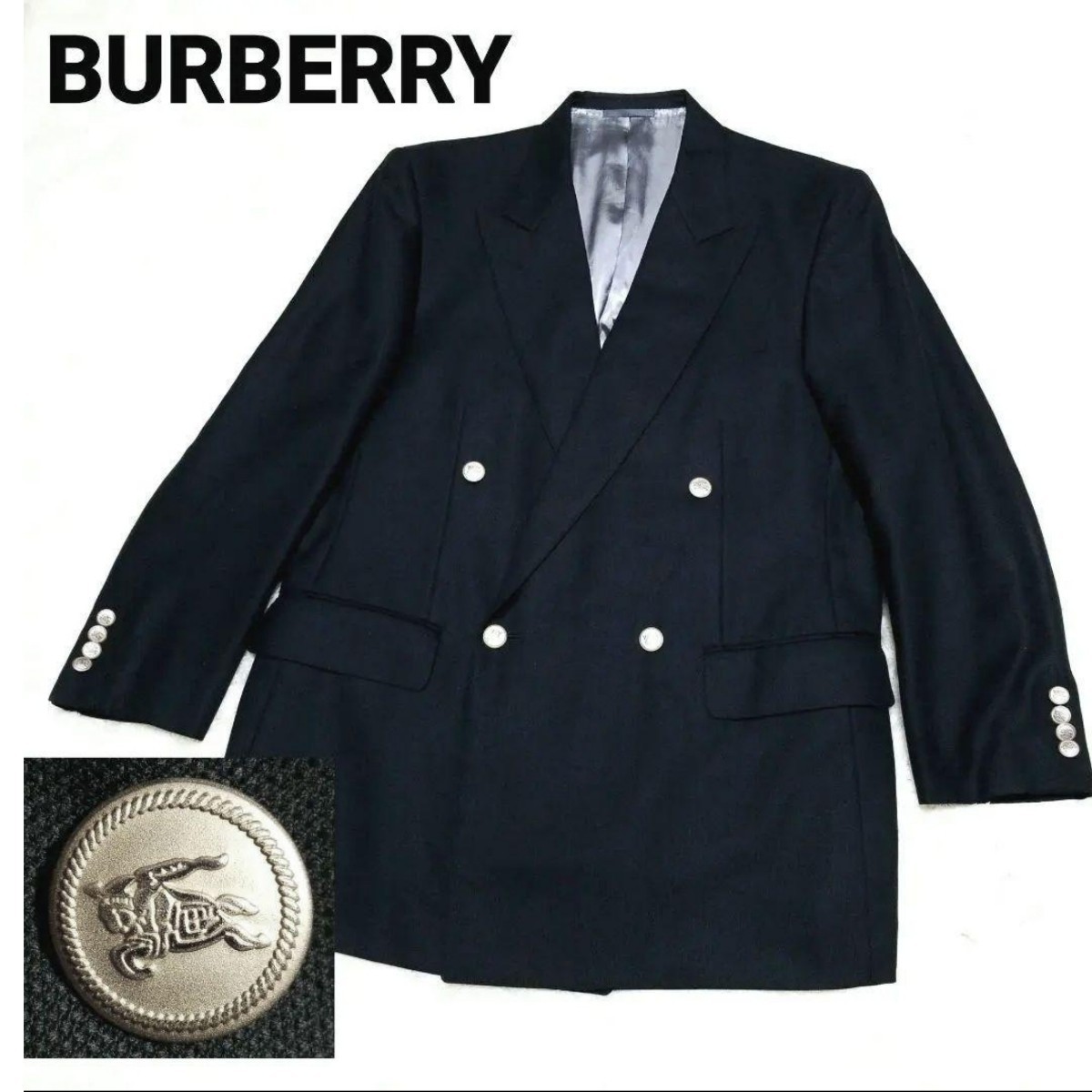 BURBERRYLONDON バーバリーロンドン ダブルジャケット 金ボタン