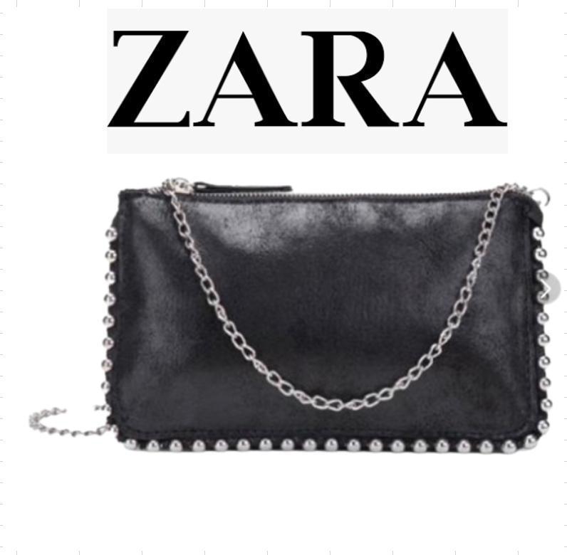 ZARA チェーン 花モチーフ ショルダーバッグ - ショルダーバッグ