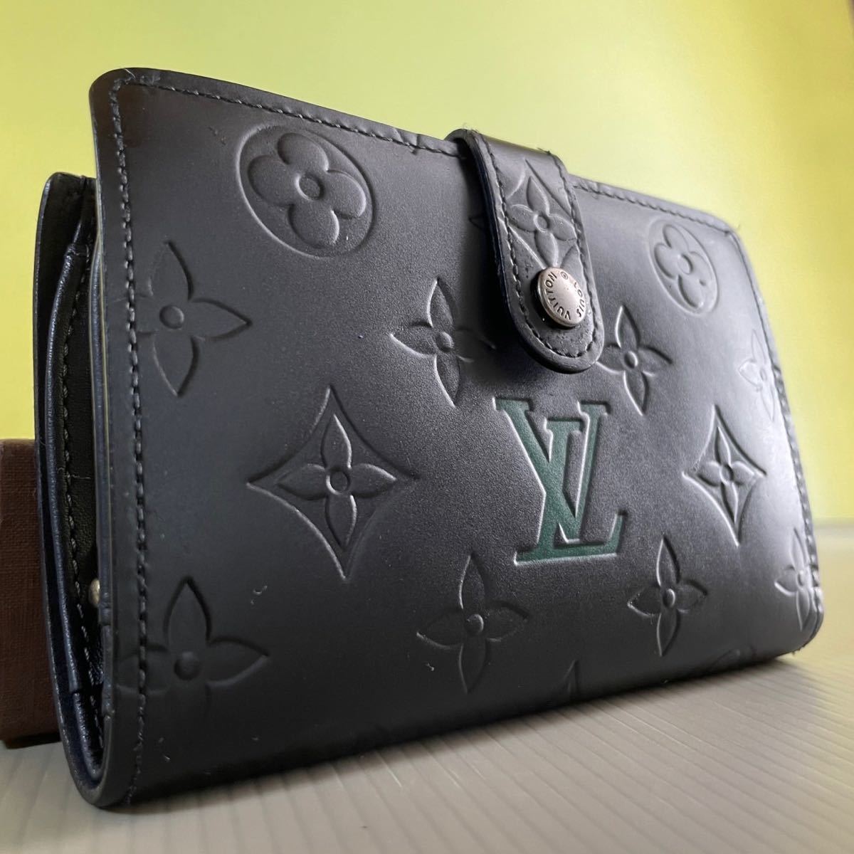 1円【美品】ルイヴィトン LOUIS VUITTON ヴェルニ がま口 財布 二