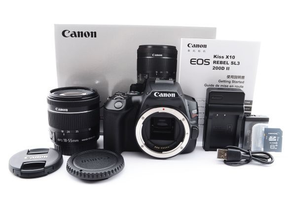 美品】キャノン Canon EOS Kiss X10 EF-S18-55 IS STM レンズキット