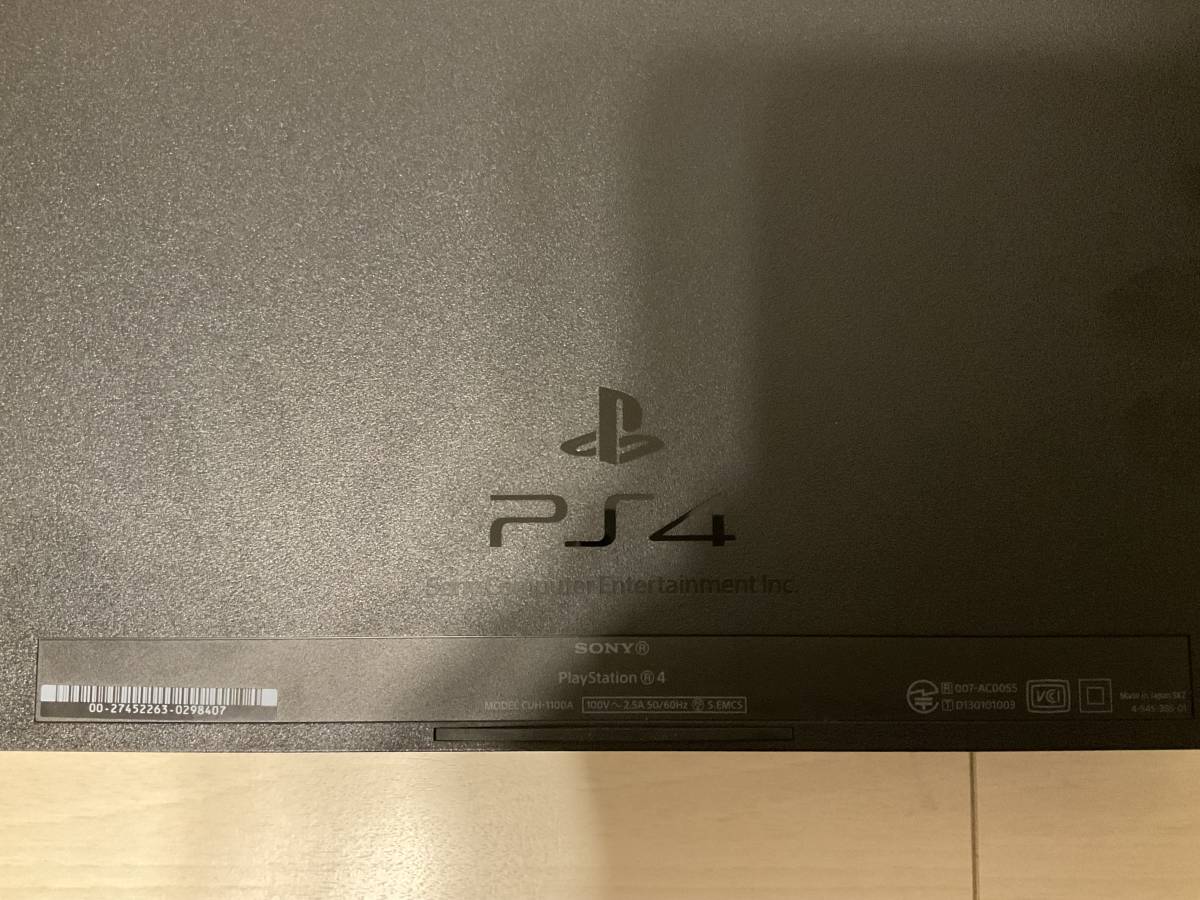 PlayStation4 ジェット・ブラック 500GB （CUH-1100AB01）SSD 1GB換装