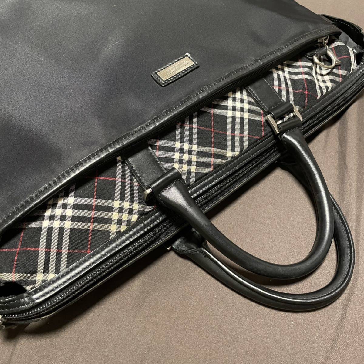 Burberry Black label バーバリー ブラックレーベル ビジネスバック A4