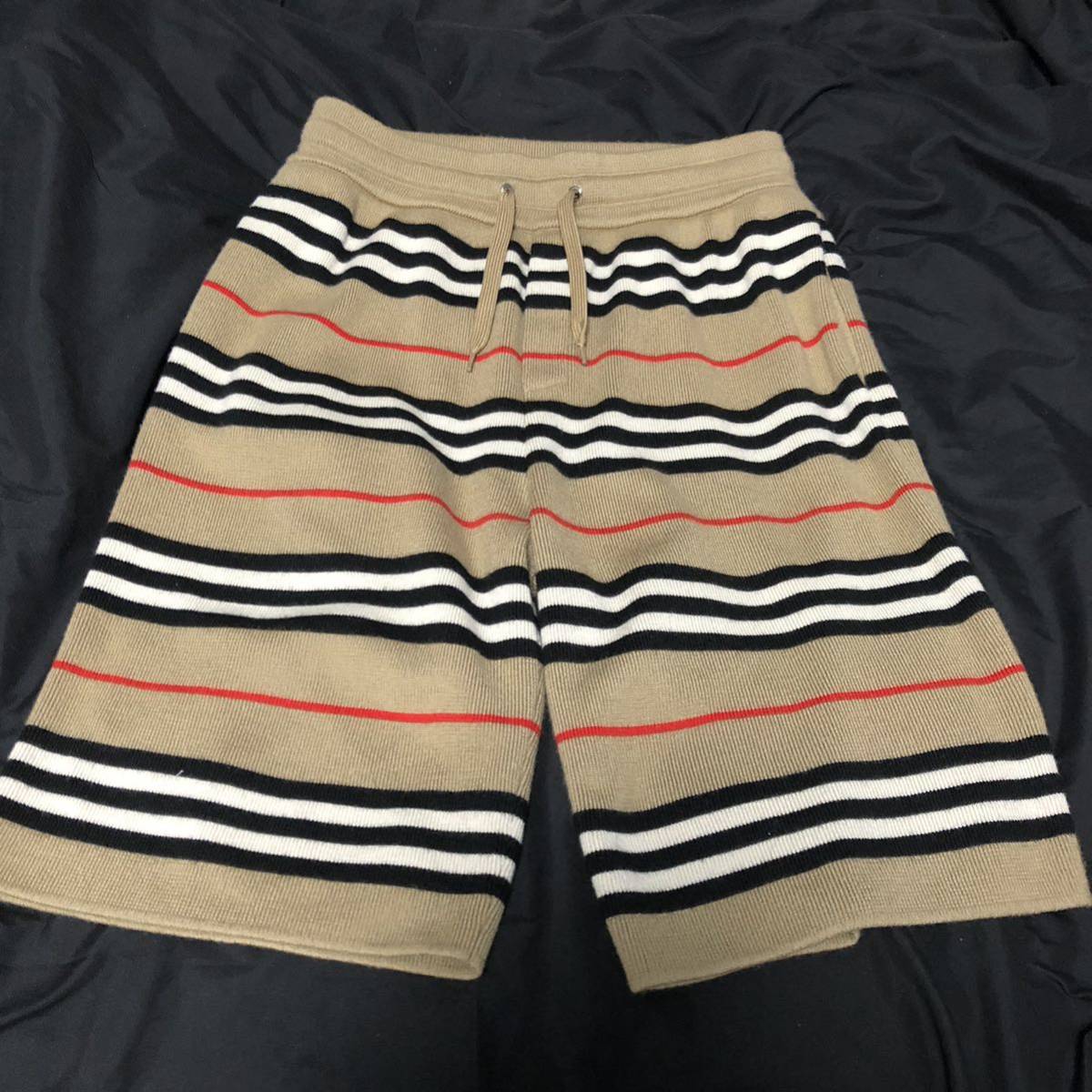 1円スタート 極美品 BURBERRY LONDON ENGLAND knit shorts 現行モデル