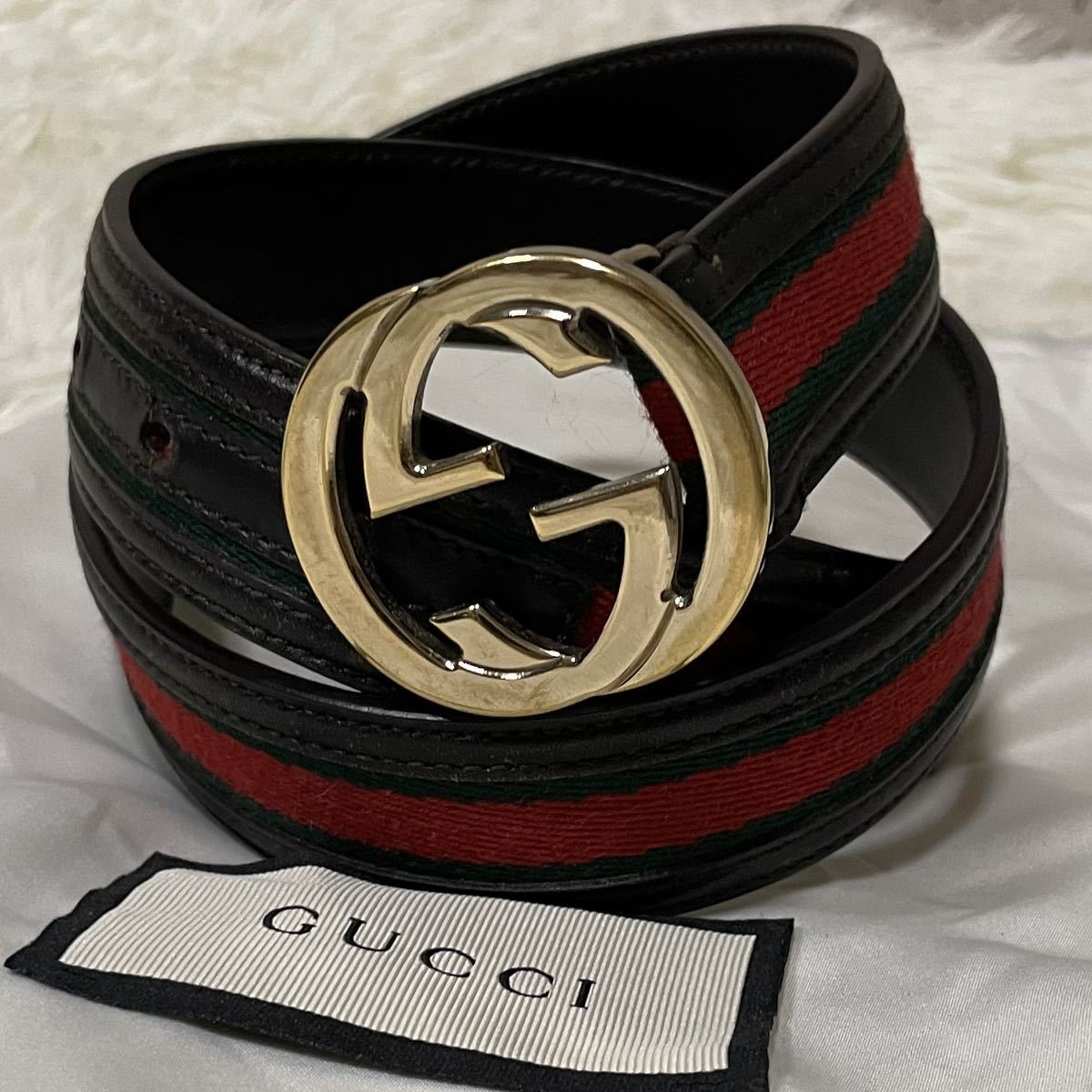 大きい割引 【美品】GUCCI - ベルト 小物 シェリーライン✖️インター