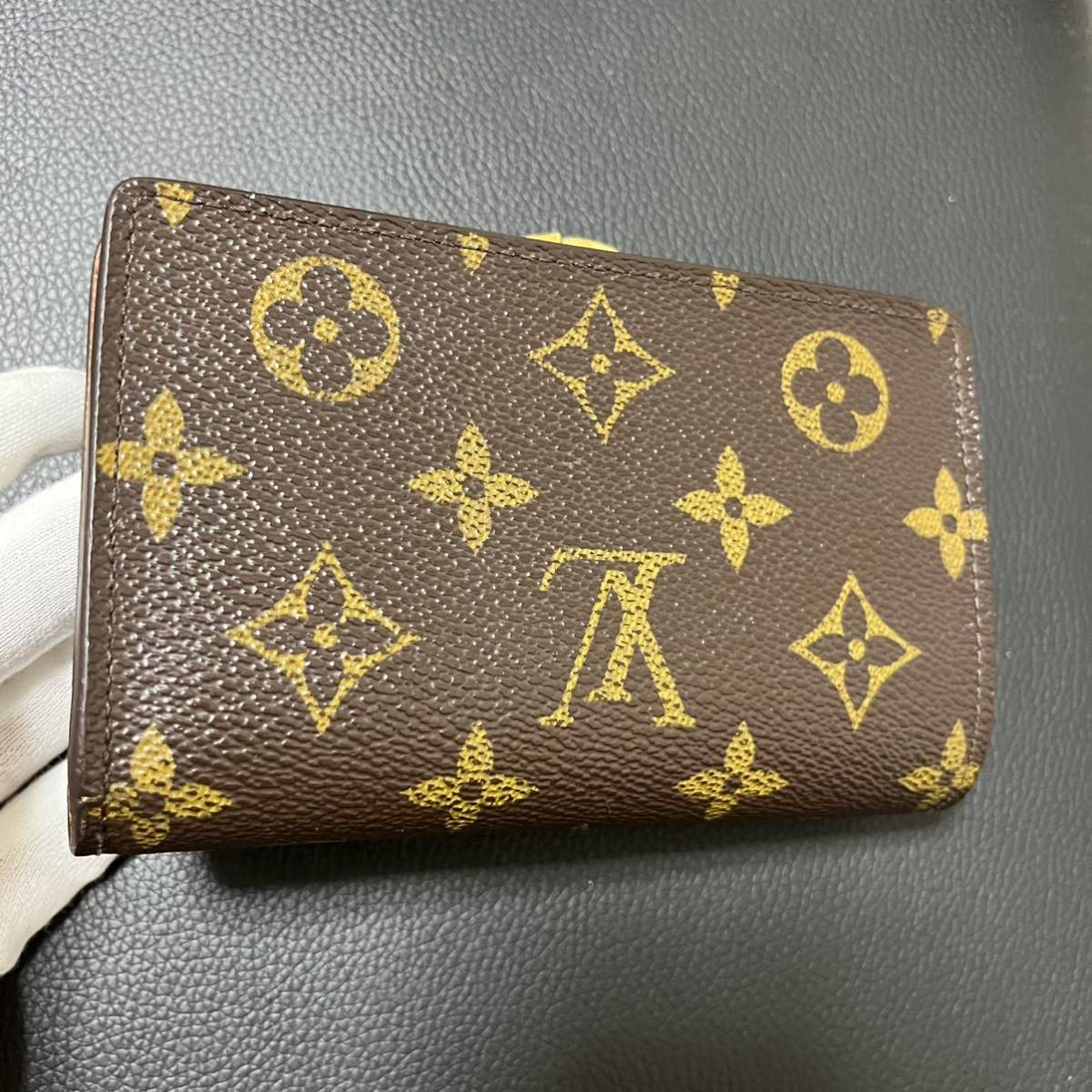 y22 LOUIS VUITTON ポルトフォイユ 二つ折り財布 ヴィエノワ がま口