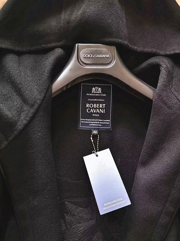 定価24万 ROBERT CAVANI両面カシミア100％チェスターコートXL-