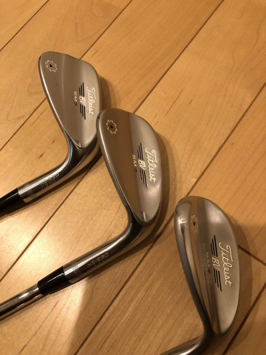 タイトリスト Vokey ボーケイ SM7 ウェッジ 3本セット 【50-12F】【54