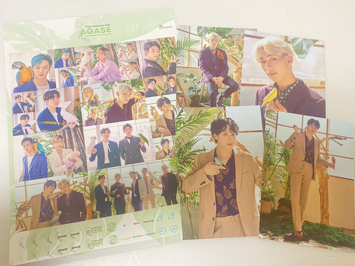 GOT7 season greeting JAPAN 2019 カレンダー スケジュール帳 セット ステッカー ガッセ JB Mark