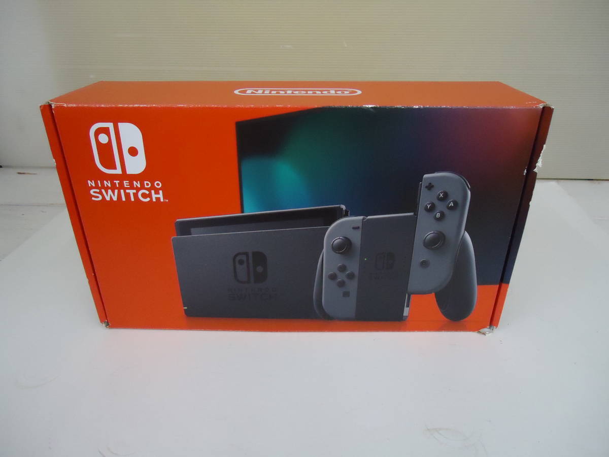 G2795 送料無料！ Nintendo Switch HAD-S-KAAAA グレー 中古品/動作