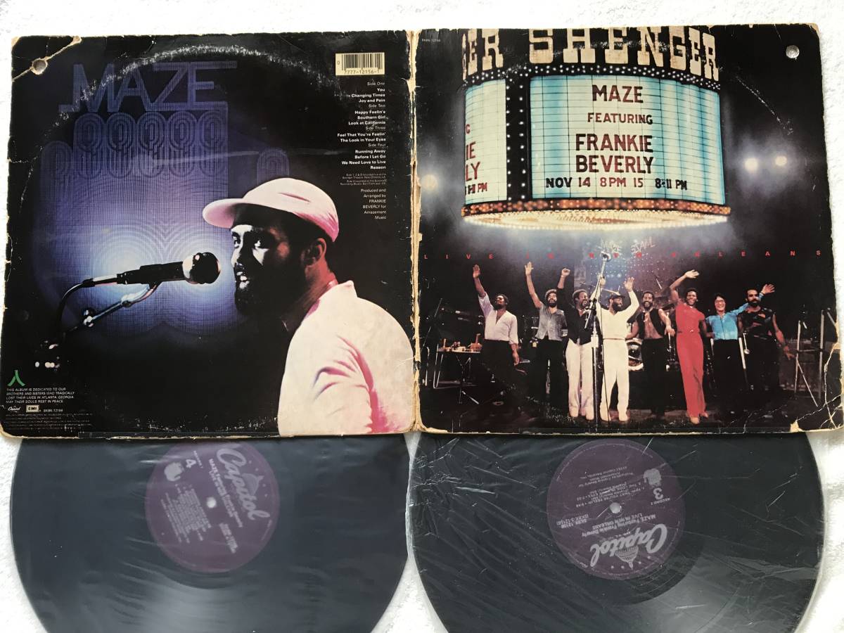 Maze Featuring Frankie Beverly / Live In New Orleans / 2LPライブ / 人気曲