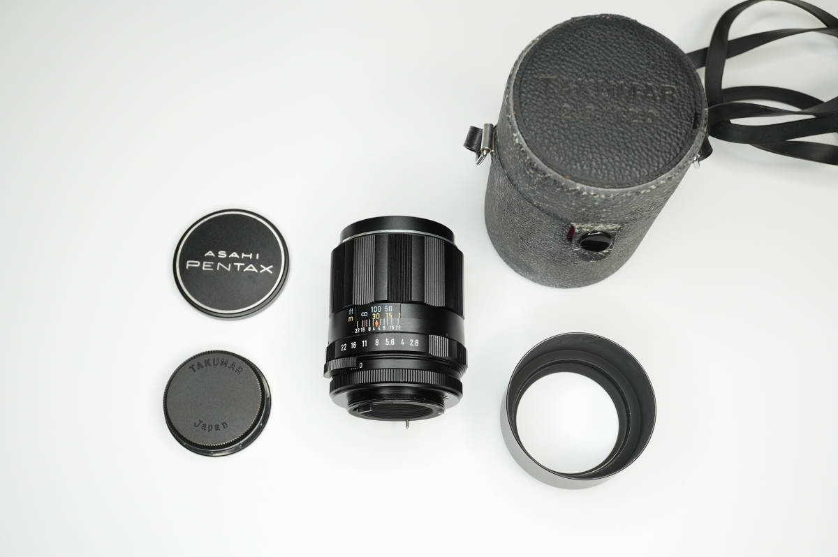 美品 メタルフード付き ASAHI PENTAX Super Multi Coated TAKUMAR 85mm